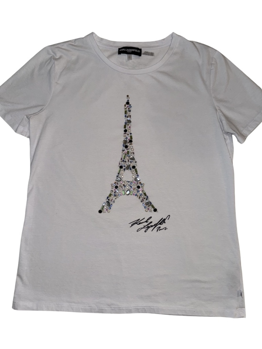 Karl Lagerfeld Crystal T-Shirt